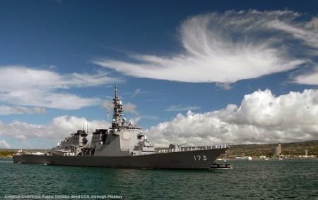 Un cacciatorpediniere della classe DDG-51, il fulcro della forza navale che gli USA impiegano nel Mar Cinese Meridionale. Queste unita' costituirebbero anche la protezione principale di eventuali portaerei impiegate per difendere Taiwan